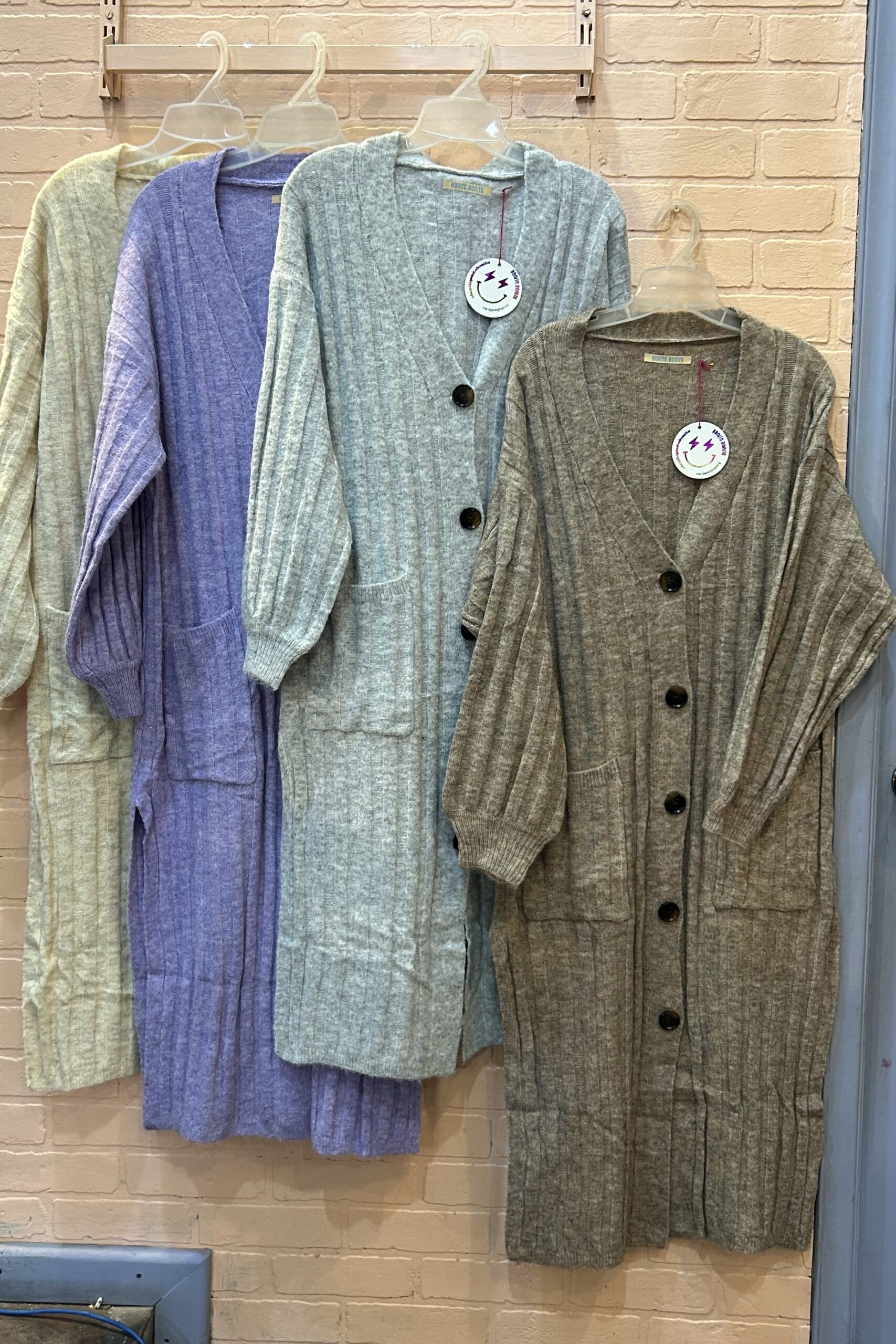 CARDIGAN LARGO MANGA GLOBO