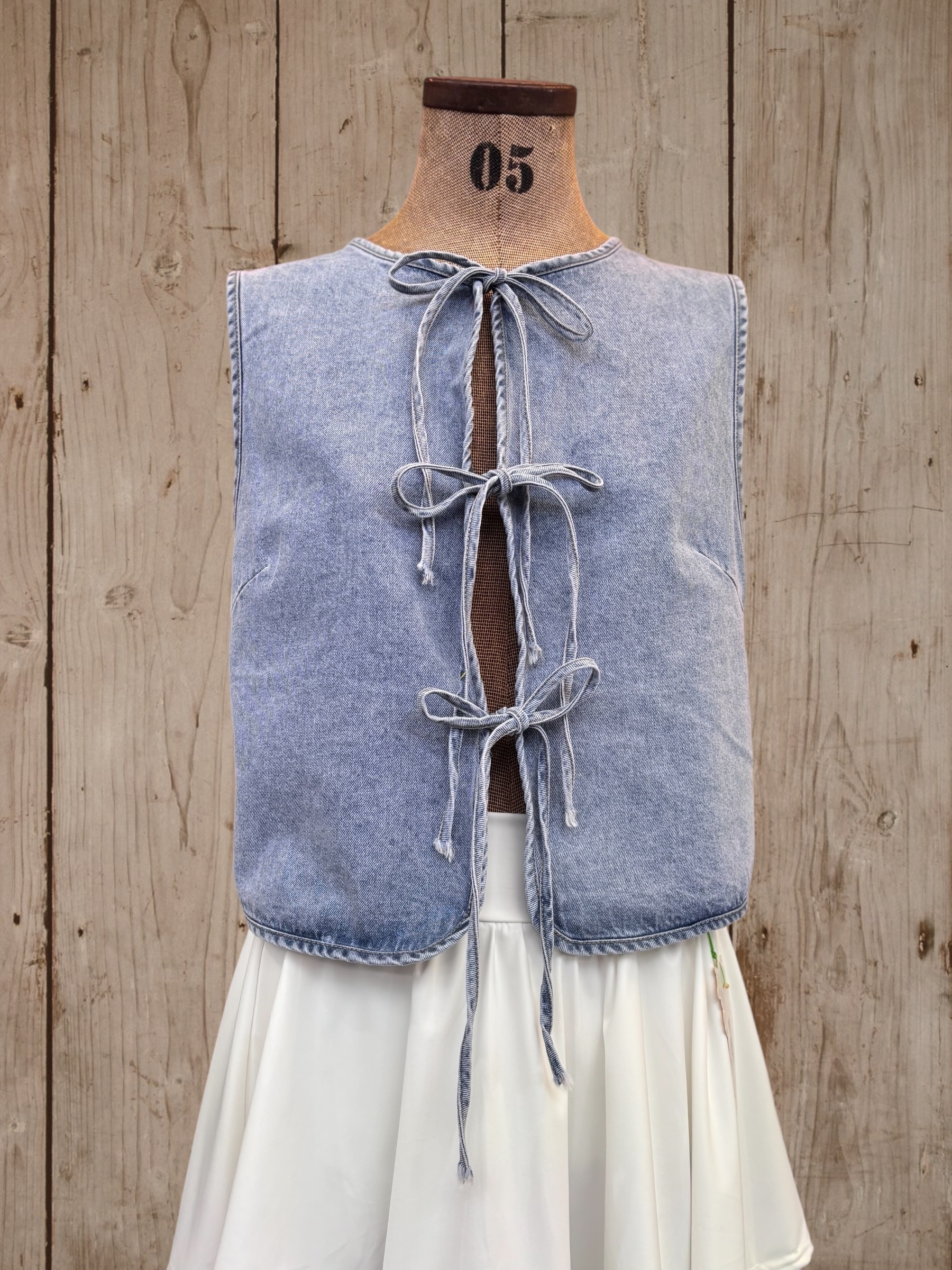 BL CHALECO NUDITOS MISS DENIM 379