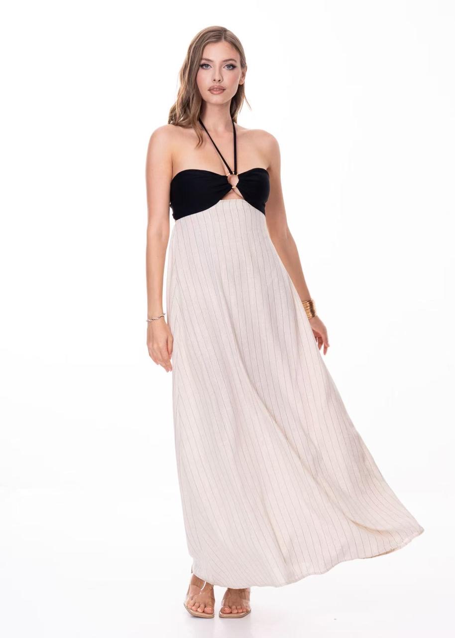 VEST MISS LINO RAYITAS CÍRCULO 620