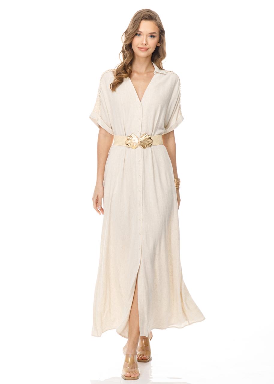 VEST MISS MIDI HOMBRO ENCAJE 542