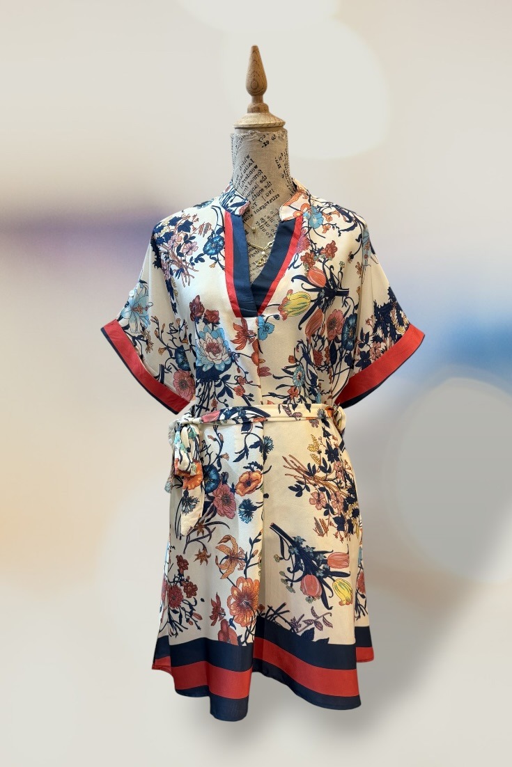 VEST SATIN PRINT LILIS CORTO EU112